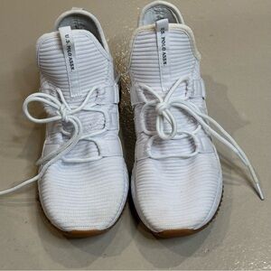 US POLO ASSN White Tennis Shoes Men’s Size 8